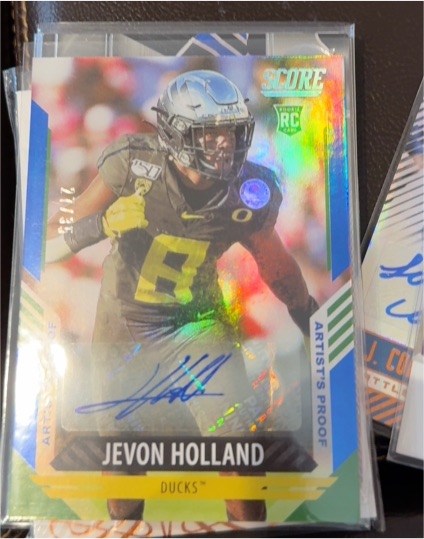 2021 Panini Score #377 Jevon Holland — front