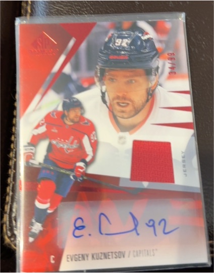 2023-24 Upper Deck SP Game Used #92 Evgeny Kuznetsov — front
