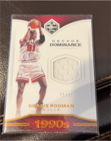 2016-17 Panini Limited Decade Dominance #DD-91 Dennis Rodman — front