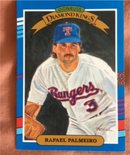 1991 Donruss Diamond Kings #19 Rafael Palmeiro — front