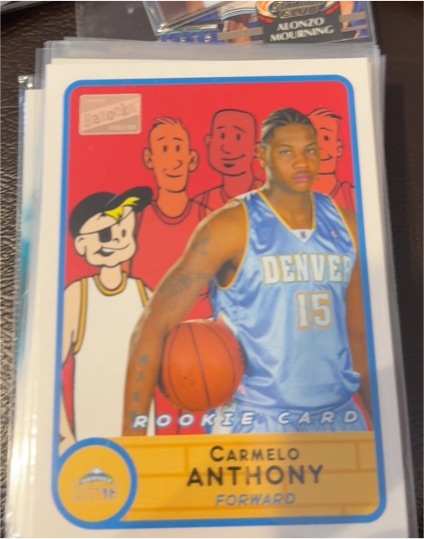 2003-04 Topps Bazooka #278 Carmelo Anthony — front