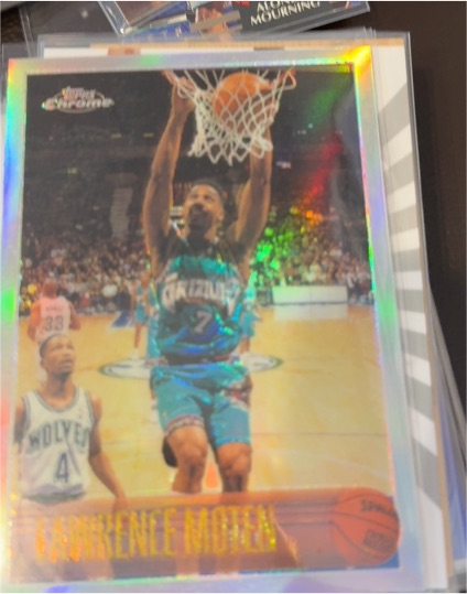1996-97 Topps Chrome #81 Lawrence Moten — front