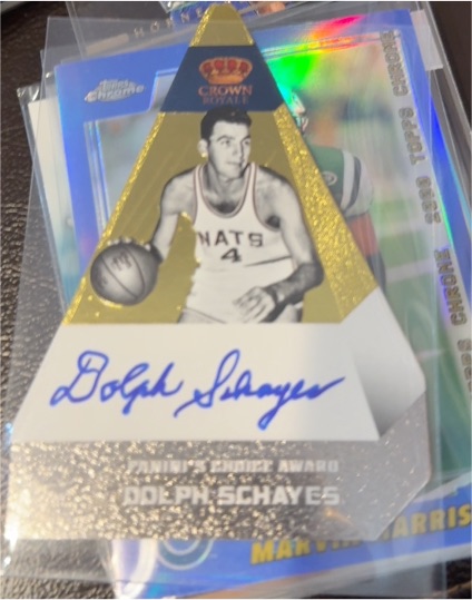 2011-12 Panini Crown Royale Choice Award Dolph Schayes — front