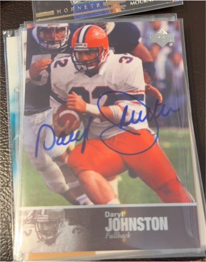 2011 Upper Deck College Football Legends #8 Daryl Johnston — front