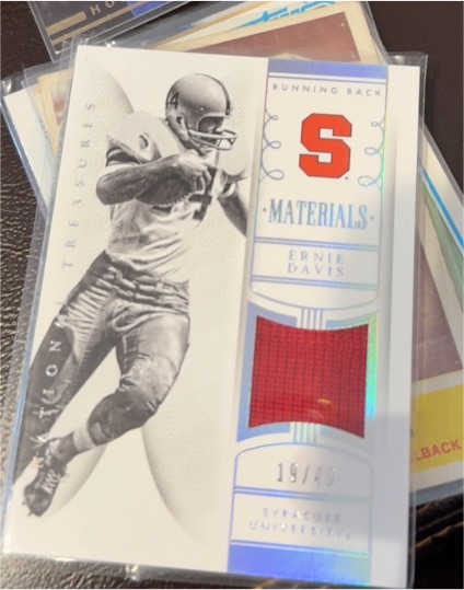 2015 Panini National Treasures #19 Ernie Davis — front
