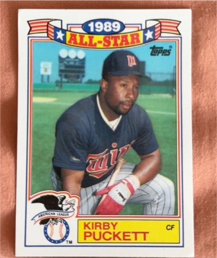 1990 Topps #18 Kirby Puckett — front
