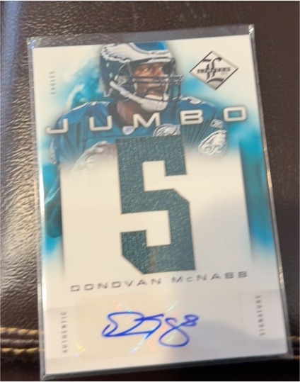 2010 Leaf Jumbo #5 Donovan McNabb — front