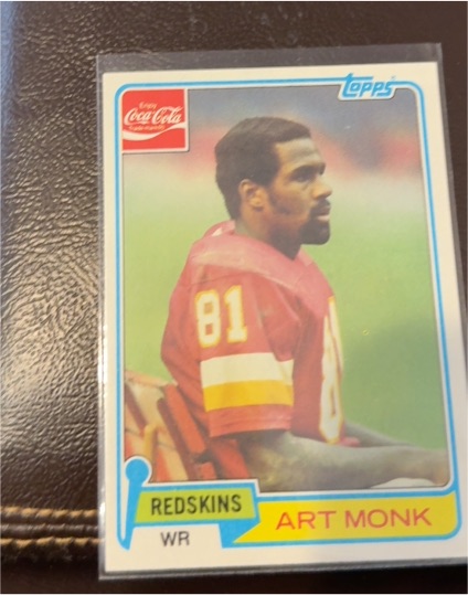 1981 Topps #194 Art Monk — front