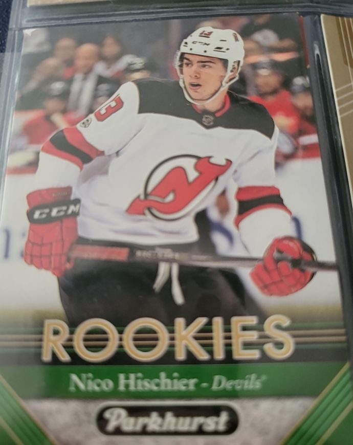 2017-18 Parkhurst Rookies #290 Nico Hischier — front