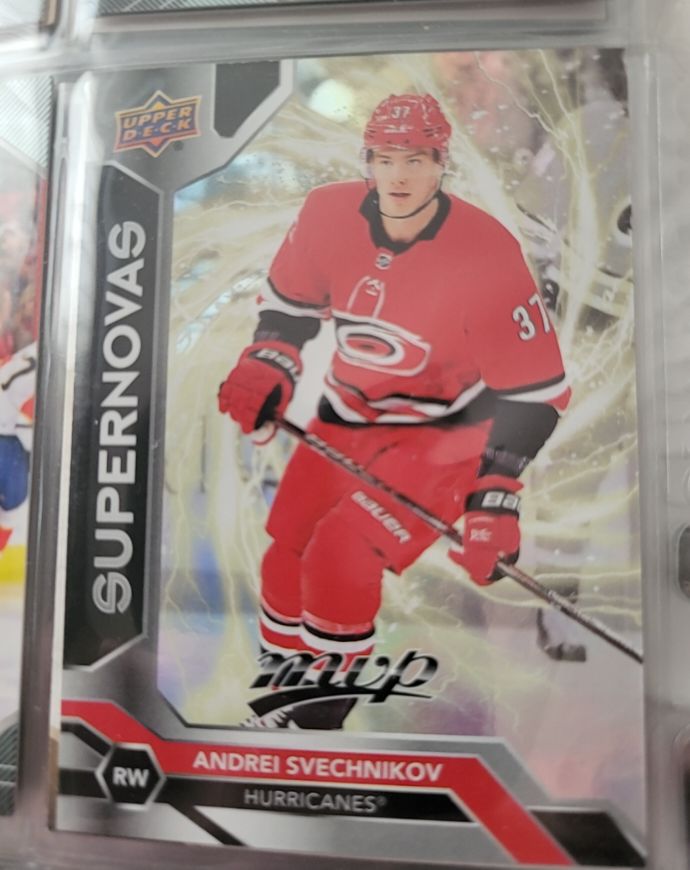 2019-20 Upper Deck MVP Supernovas #SN-17 Andrei Svechnikov — front