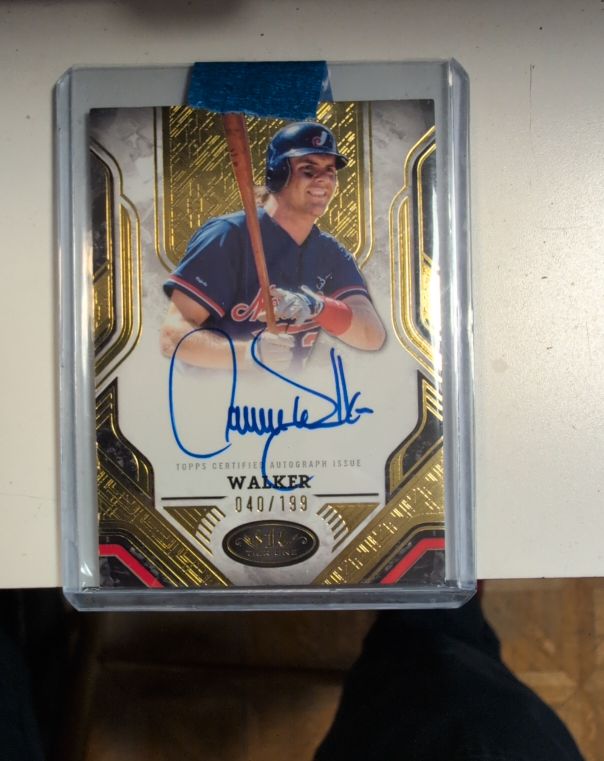 2025 Topps Tier One Prime Performers #040 Larry Walker — front