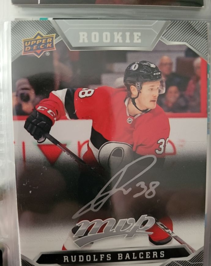 2024-25 Upper Deck MVP #38 Rudolfs Balcers — front