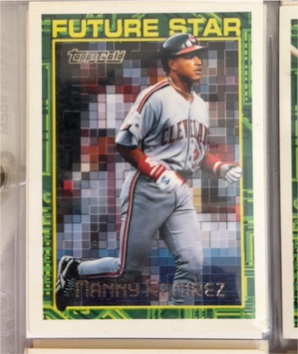1994 Topps #216 Manny Ramirez — front