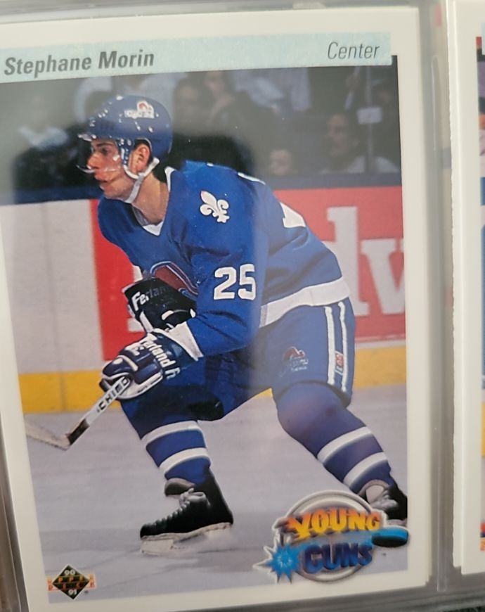 1990-91 Upper Deck #524 Stephane Morin — front