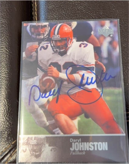2011 Upper Deck College Football Legends #8 Daryl Johnston — front