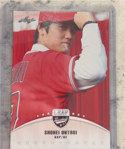 2018 Leaf #LB-01 Shohei Ohtani — front