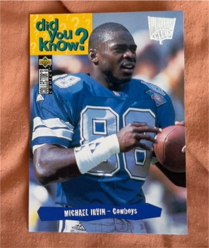 1995 Upper Deck Collector's Choice #35 Michael Irvin — front