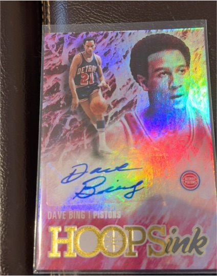 2020-21 Panini NBA Hoops Ink #HI-DBG Dave Bing — front