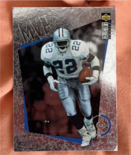 1996 Upper Deck Collector's Choice #M12 Emmitt Smith MVPs — front