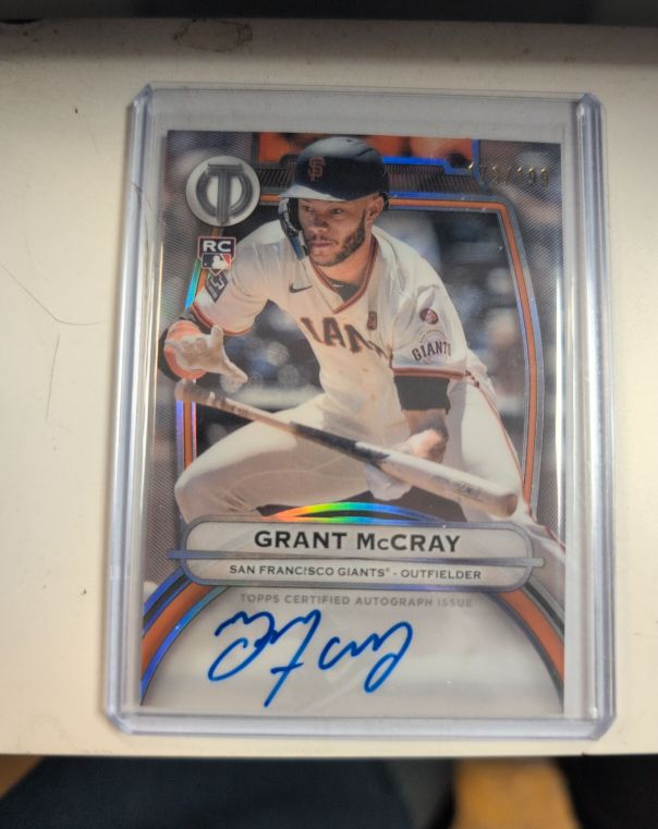 2025 Topps Tribute #TA-GM Grant McCray — front