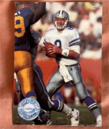 1991 Pro Set Platinum #24 Troy Aikman — front