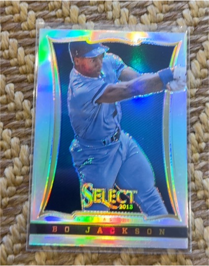 2013 Panini Select #113 Bo Jackson Silver Prizm — front