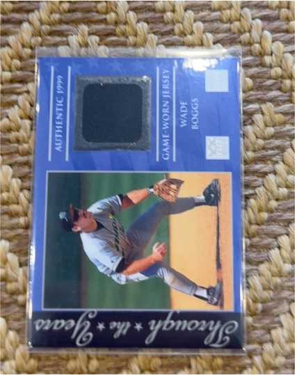 1999 Fleer Wade Boggs Game Worn Jersey — front