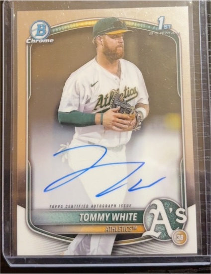 2025 Bowman Chrome #CPA-TWH Tommy White — front