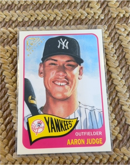 2019 Topps Gallery Heritage #HT-22 Aaron Judge — front