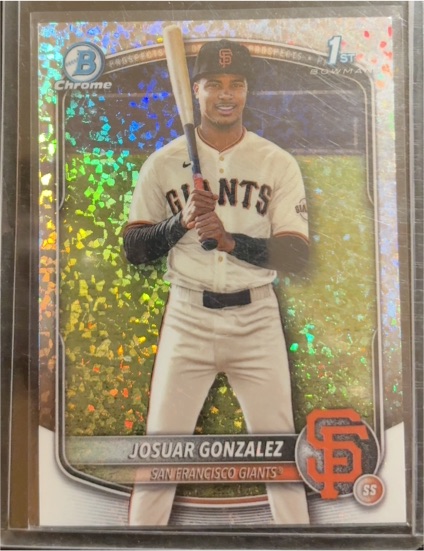 2025 Bowman Chrome #BCP-153 Josuar Gonzalez — front