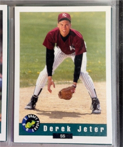 1992 Classic Draft Picks #6 Derek Jeter — front