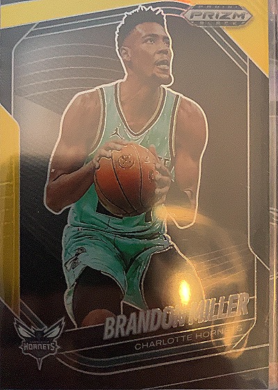 2024-25 Panini Prizm Black #81 Brandon Miller — front