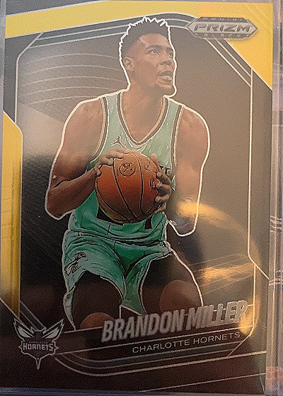 2024-25 Panini Prizm Black #81 Brandon Miller — front