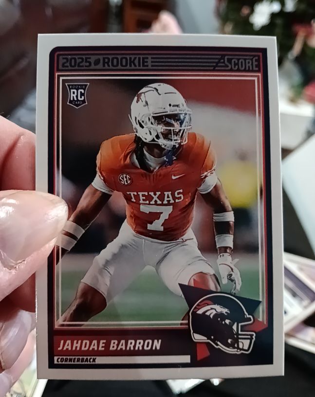2025 Panini Score #89 Jahdae Barron Rookie Card — front