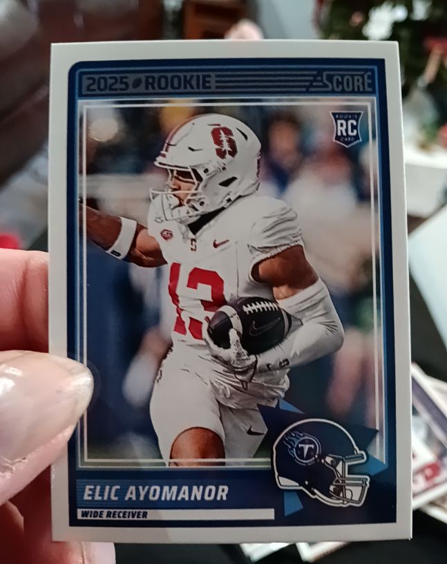 2025 Panini Score #5 Elic Ayomanor — front