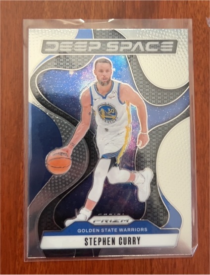 2024-25 Panini Prizm #10 Stephen Curry Deep Space — front