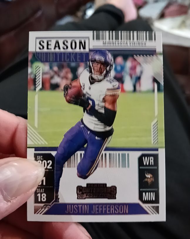 2024 Panini Contenders #65 Justin Jefferson — front