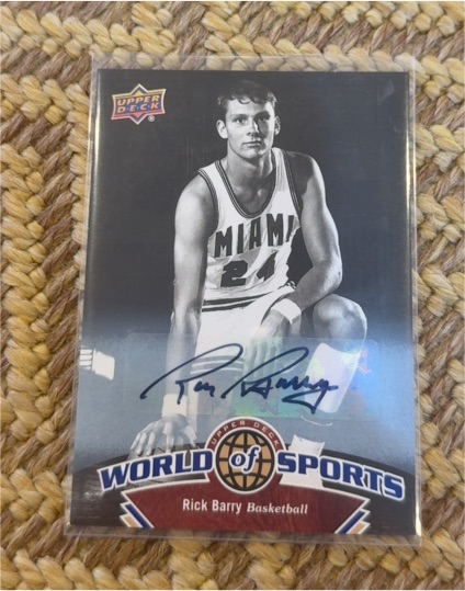 2010 Upper Deck World of Sports Rick Barry — front