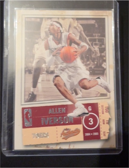 2004-05 Fleer Authentix #1 Allen Iverson — front