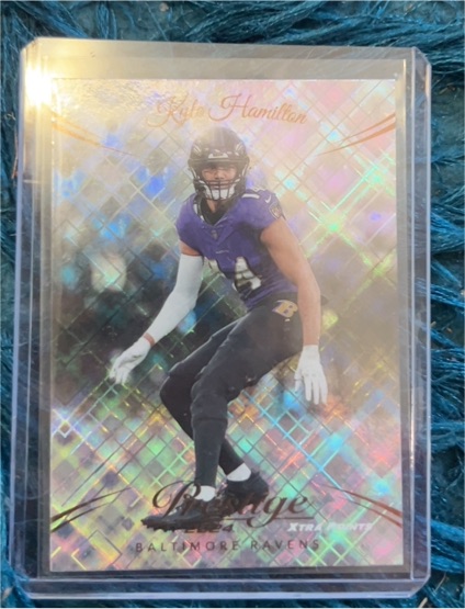 2024 Panini Prestige #25 Kyle Hamilton Diamond Xtra Points — front