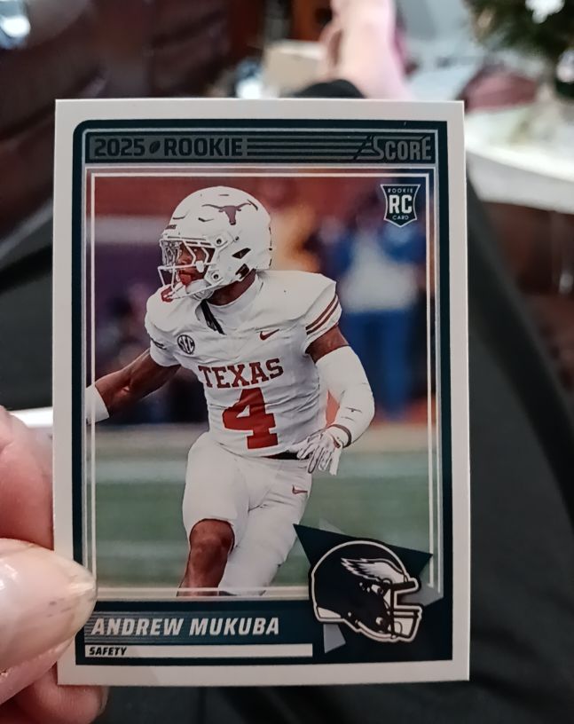 2025 Panini Score #98 Andrew Mukuba — front