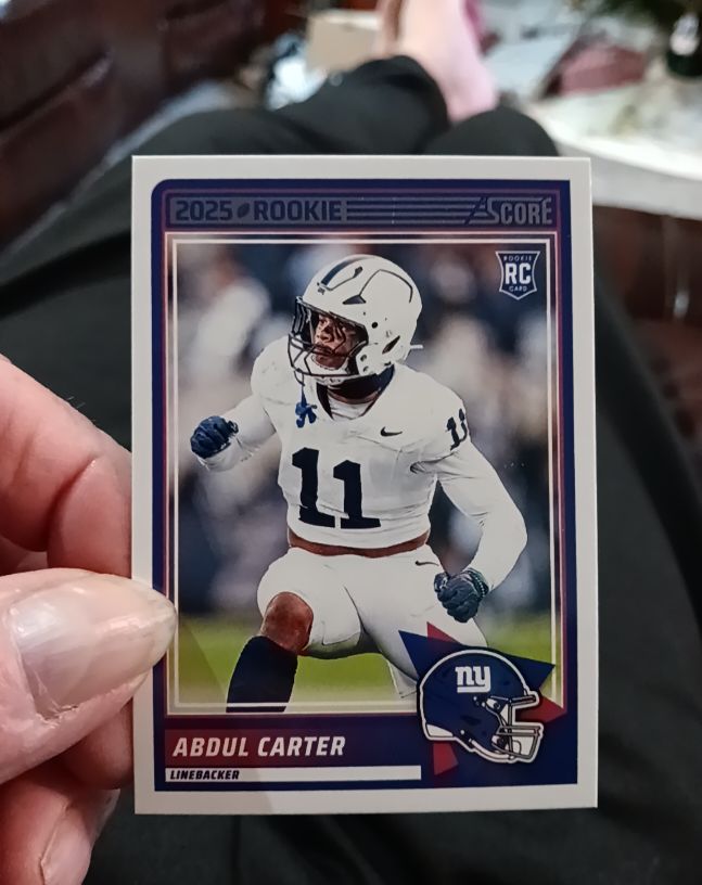 2025 Panini Score #16 Abdul Carter — front