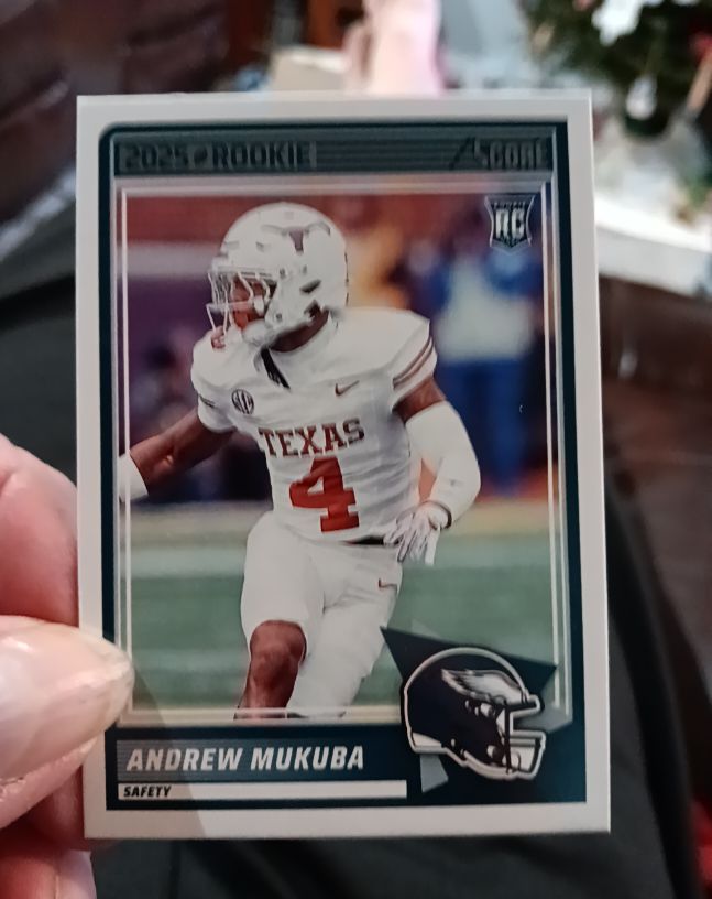 2025 Panini Score #98 Andrew Mukuba — front