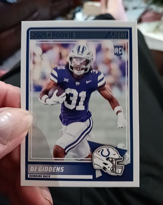 2025 Panini Score #95 DJ Giddens — front