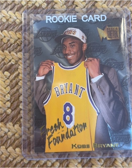 1996-97 Fleer Metal #137 Kobe Bryant Fresh Foundation Rookie Card — front