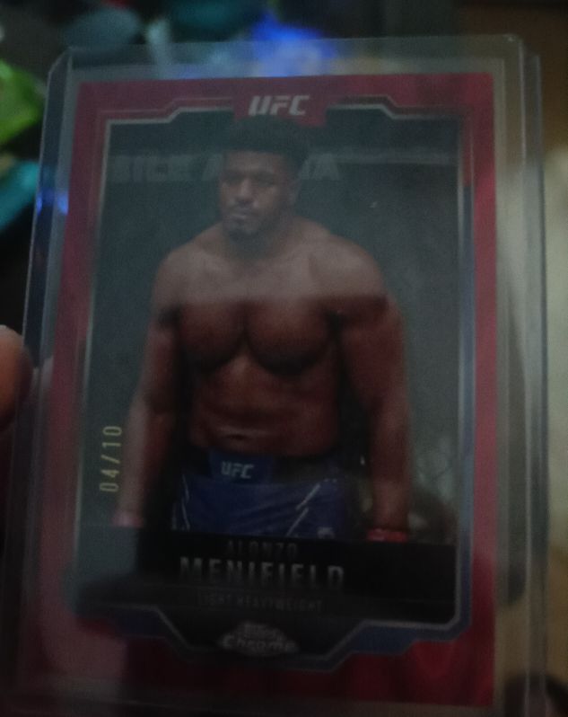 2025 Topps Chrome UFC #159 Alonzo Menifield — front