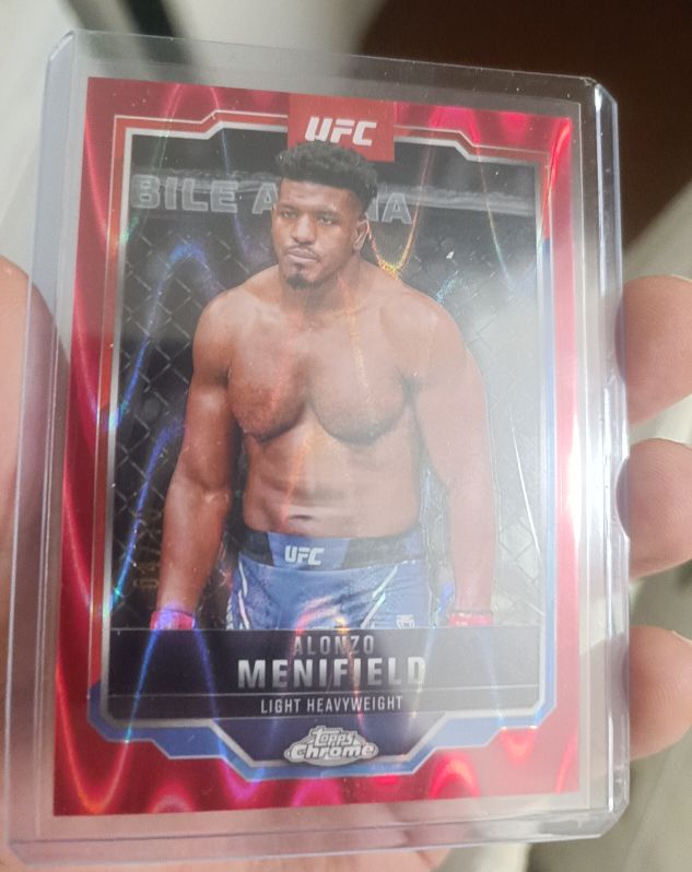 2025 Topps Chrome UFC #159 Alonzo Menifield — front