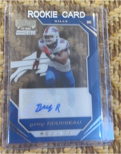 2021 Panini Chronicles Playoff Momentum #PMR-GR Greg Rousseau — front