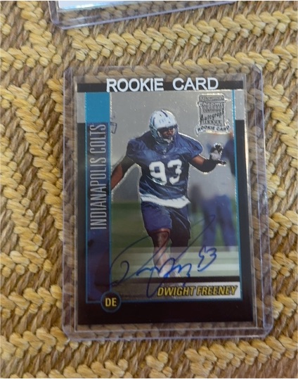 2002 Bowman Chrome #227 Dwight Freeney — front