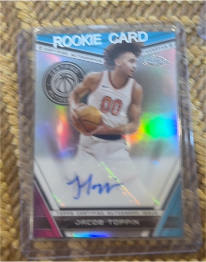 2024 Topps Chrome Certified Autographs #CA-JTO Jacob Toppin — front